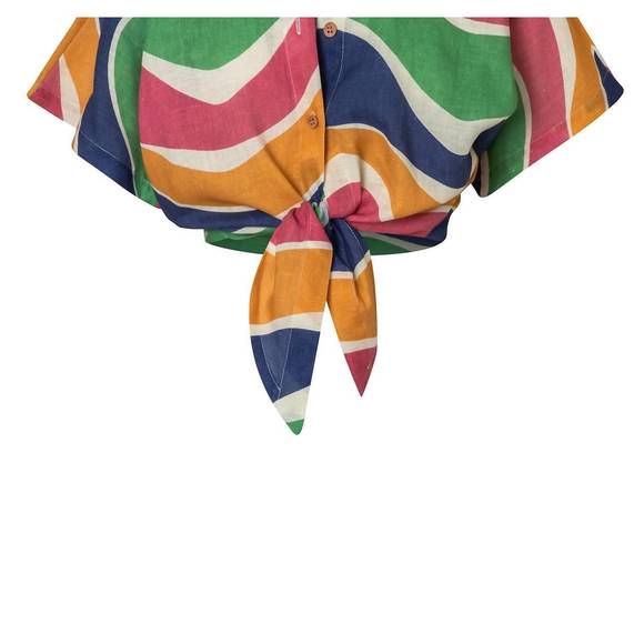 NEW CALA DE LA CRUZ leroy top in mare multi - Picture 3 of 3